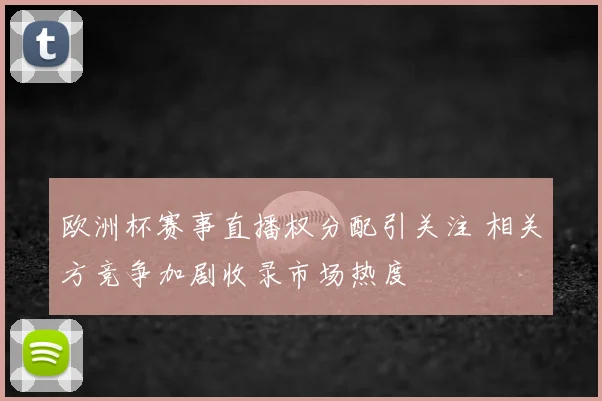欧洲杯赛事直播权分配引关注 相关方竞争加剧收录市场热度